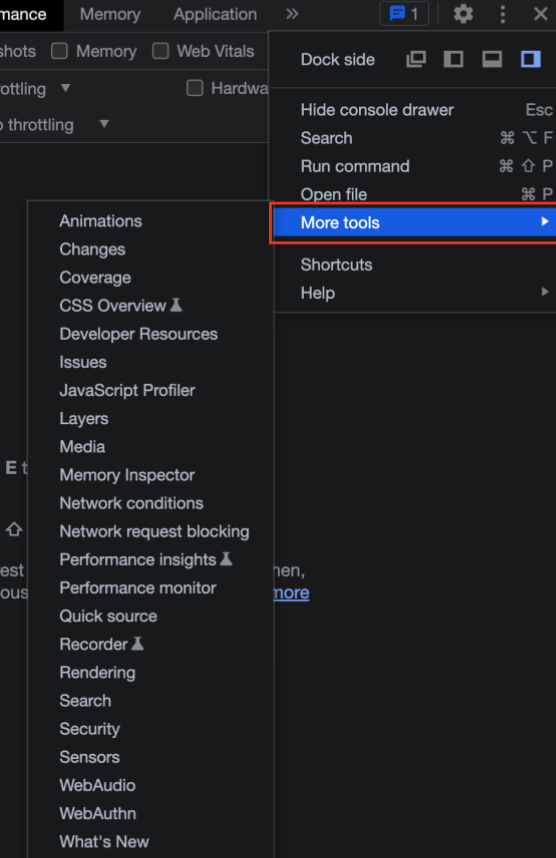 Devtool performance
